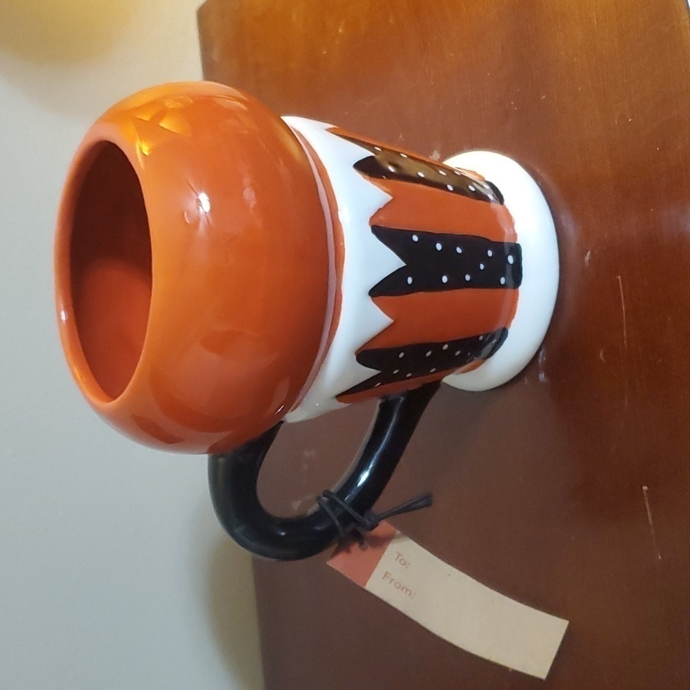 Johanna Parker Carnival Cottage Pumpkin Coffee Mug NWT - Picture 3 of 6